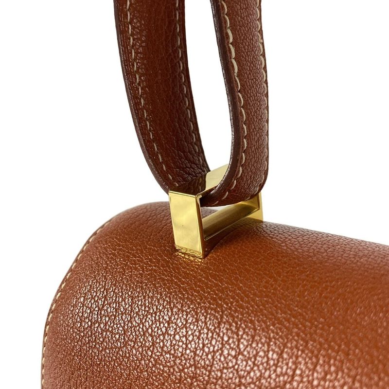 Hermes Constance 25 Brick Gold Hardware Shoulder Bag