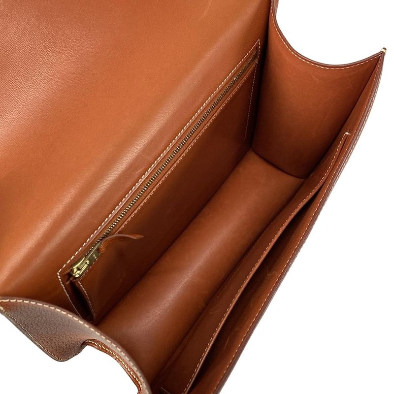 Hermes Constance 25 Brick Gold Hardware Shoulder Bag