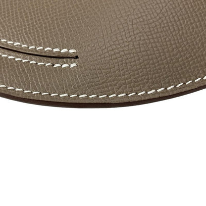 Hermes Shoulder Bag Petite Cours Etoupe Silver Hardware