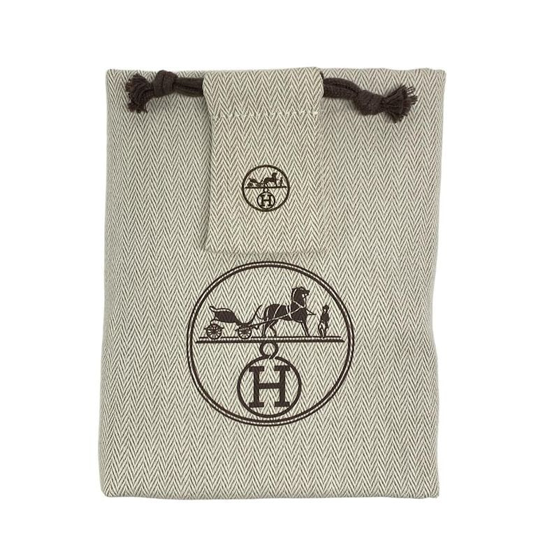 Hermes Shoulder Bag Petite Cours Etoupe Silver Hardware