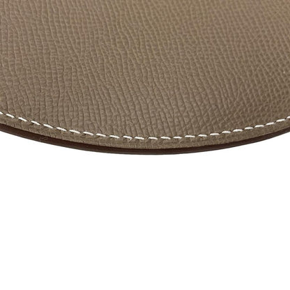 Hermes Shoulder Bag Petite Cours Etoupe Silver Hardware