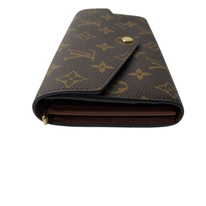 Louis Vuitton Women's Portefeuille Sarah Monogram Long Wallet with Rfid Initial