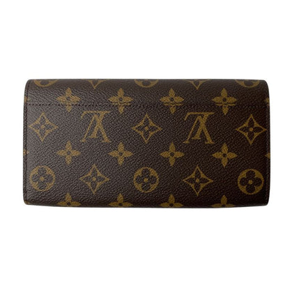 Louis Vuitton Women's Portefeuille Sarah Monogram Long Wallet with Rfid Initial