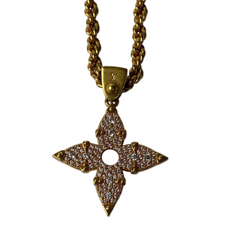Louis Vuitton Women's Pendant ・lv Rope Necklace M01751 Ob0274