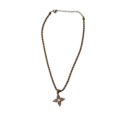 Louis Vuitton Women's Pendant ・lv Rope Necklace M01751 Ob0274