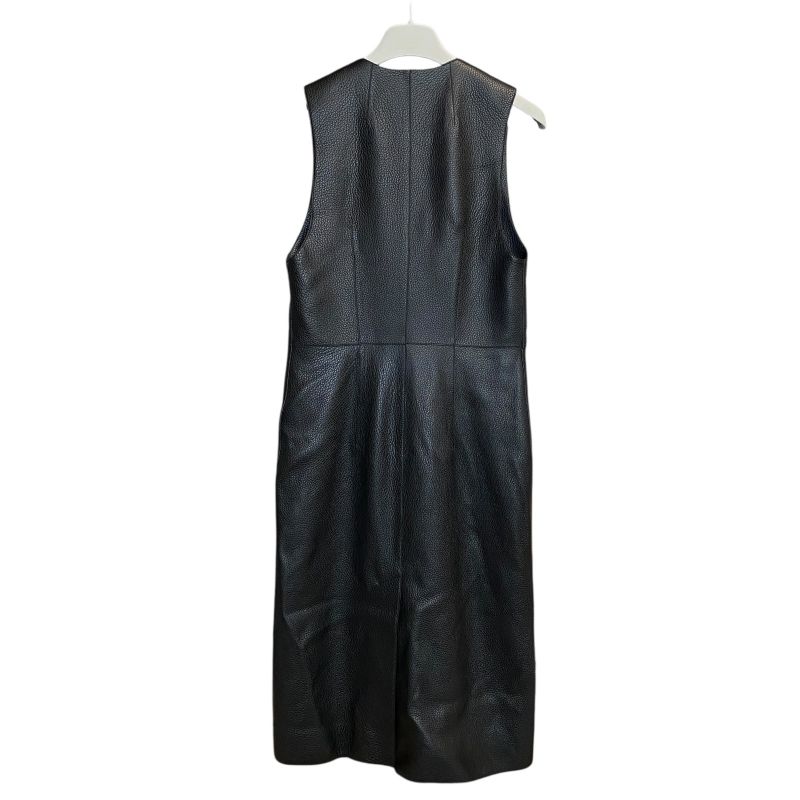 Tagged Hermes Women's Long Gilet Dress 34 Deerskin