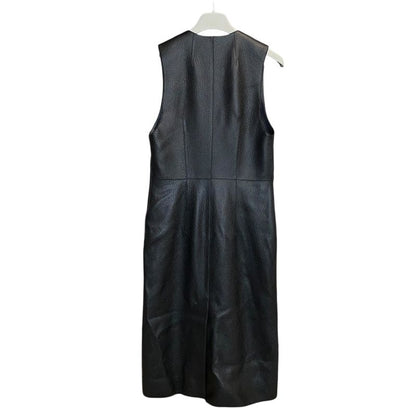 Tagged Hermes Women's Long Gilet Dress 34 Deerskin