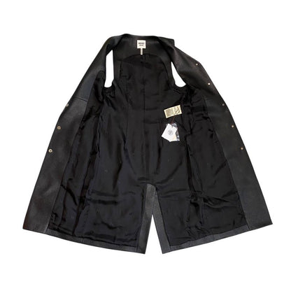 Tagged Hermes Women's Long Gilet Dress 34 Deerskin