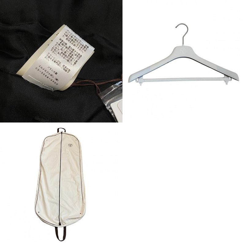 Tagged Hermes Women's Long Gilet Dress 34 Deerskin