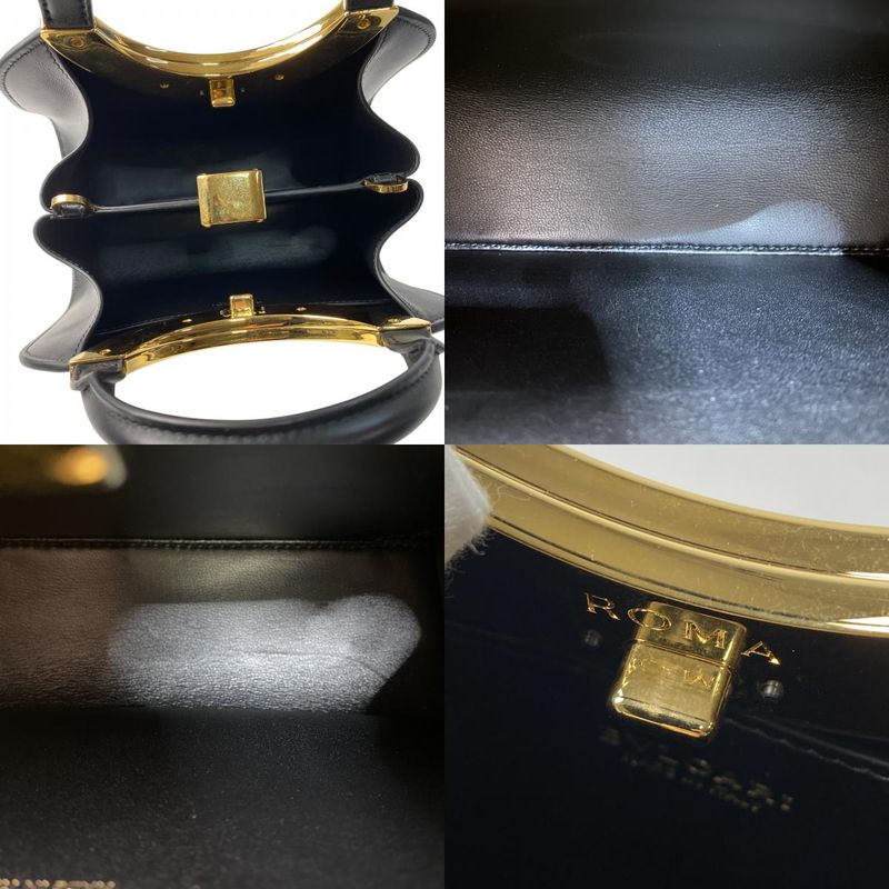 Bvlgari Women's Rome Small Top Handle 2way Handbag Shoulder Bag