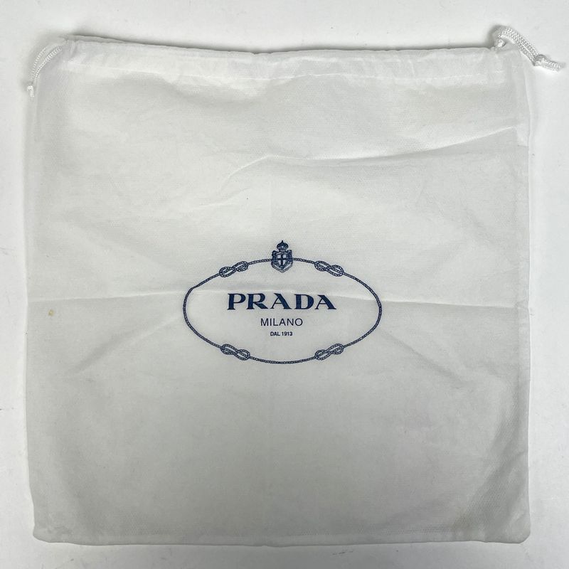 Prada Logo Chain Wallet Long Leather Nero (Black) Women