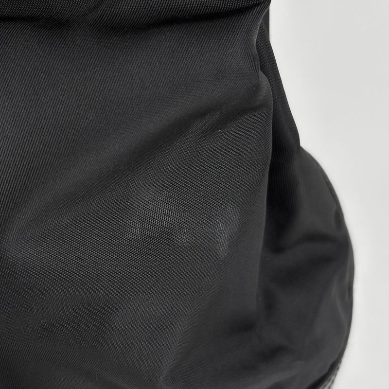 Prada Logo Plate Tote Handbag Tote Bag Nylon Nero (Black) Women