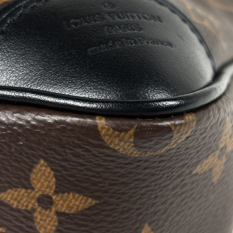 Louis Vuitton Odeon Nm PM Crossbody Shoulder Bag Monogram Brown Noir Black