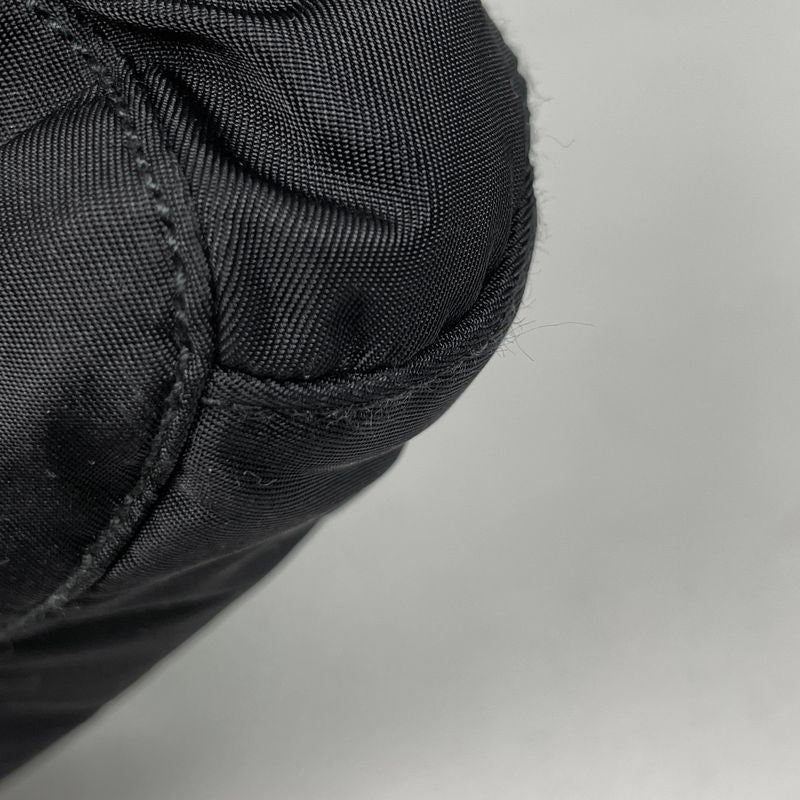 Prada Logo Plate Shoulder Bag Waist Bag Body Bag Nylon Nero (Black) Women