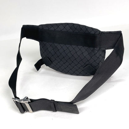 Bottega Veneta Veneta Intrecciato Waist Bag Waist Pouch Body Bag Leather Black