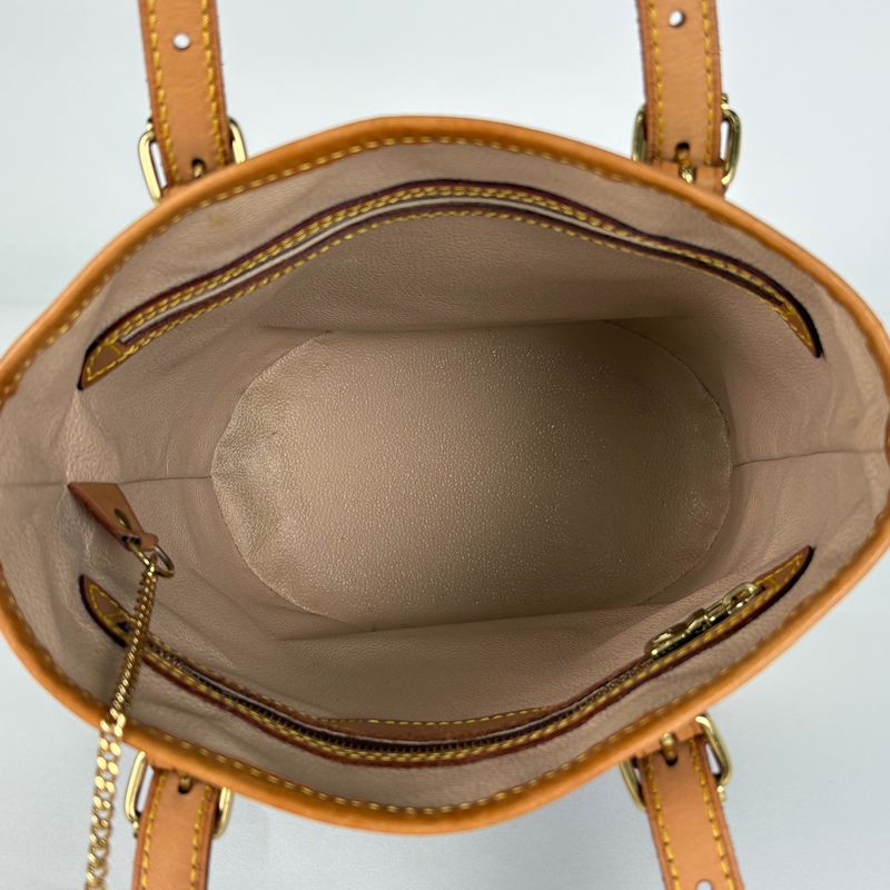 Louis Vuitton Petit Bucket PM Shoulder Bag Bucket Shape Tote Bag Monogram Brown