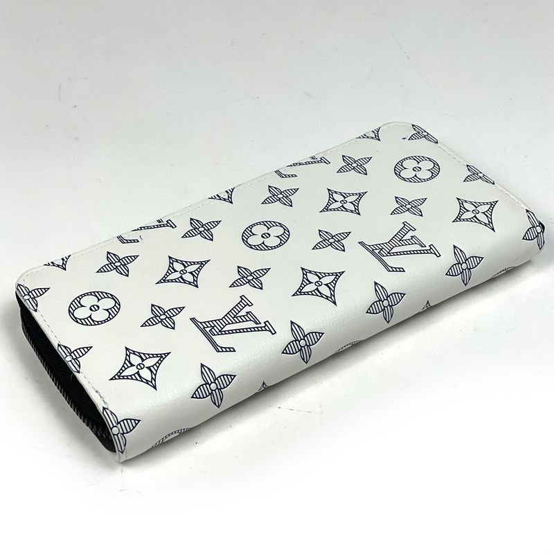 Louis Vuitton Zippy Wallet Vertical Round Zipper Monogram Shadow Long Wallet
