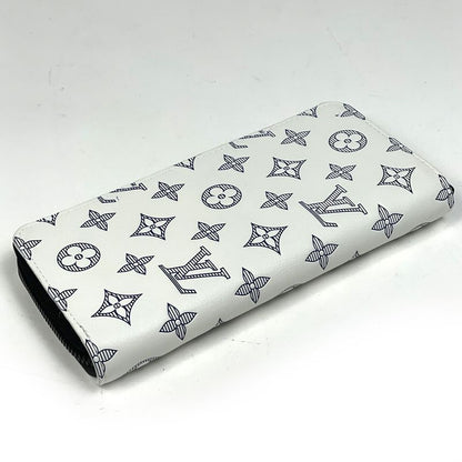Louis Vuitton Zippy Wallet Vertical Round Zipper Monogram Shadow Long Wallet