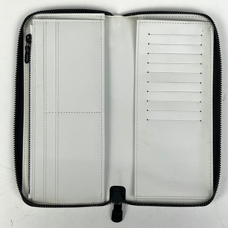 Louis Vuitton Zippy Wallet Vertical Round Zipper Monogram Shadow Long Wallet