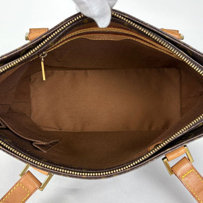 Louis Vuitton Cabas Piano Shoulder Bag Shoulder Tote Monogram Brown M51148 Women