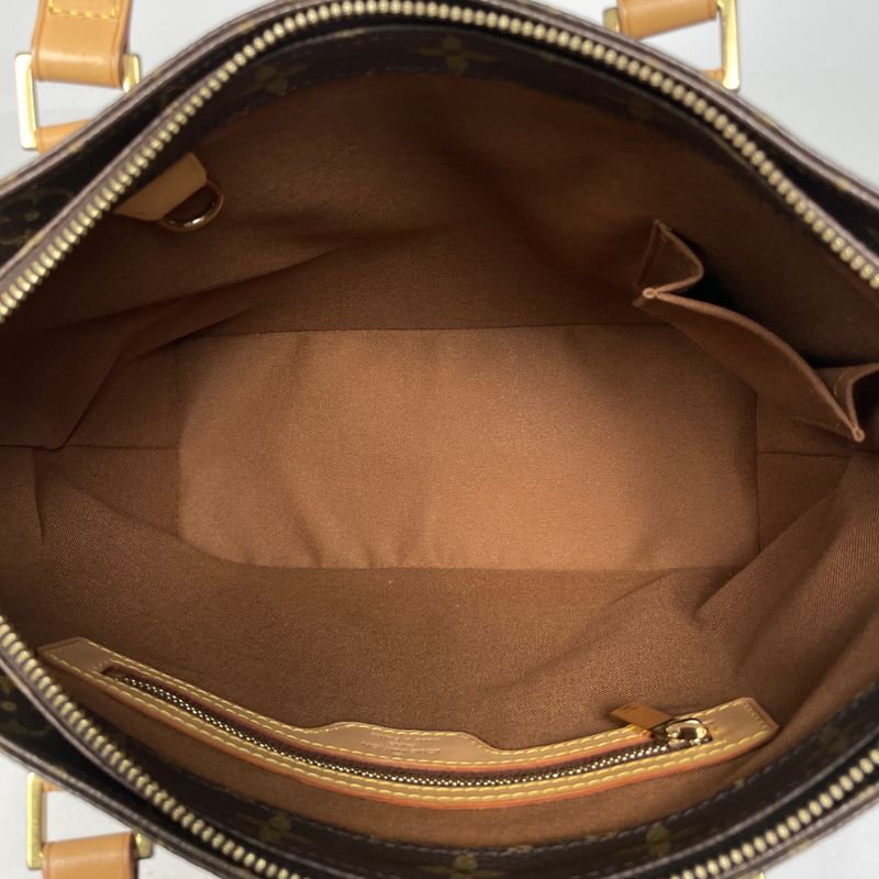 Louis Vuitton Cabas Piano Shoulder Bag Shoulder Tote Monogram Brown M51148 Women