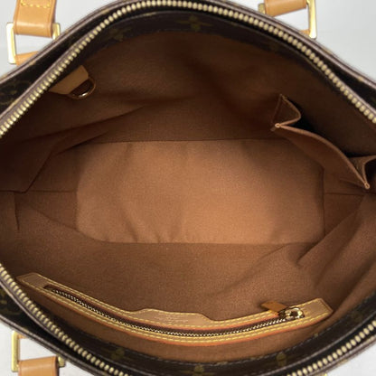 Louis Vuitton Cabas Piano Shoulder Bag Shoulder Tote Monogram Brown M51148 Women