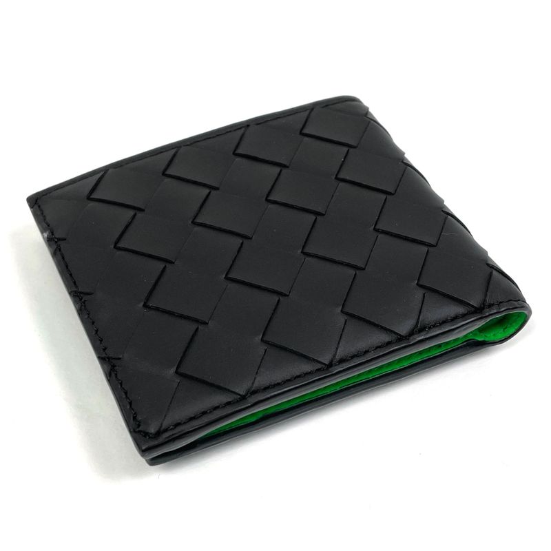 Bottega Veneta Intrecciato Bifold Wallet Billfold Coin Purse Bifold Wallet