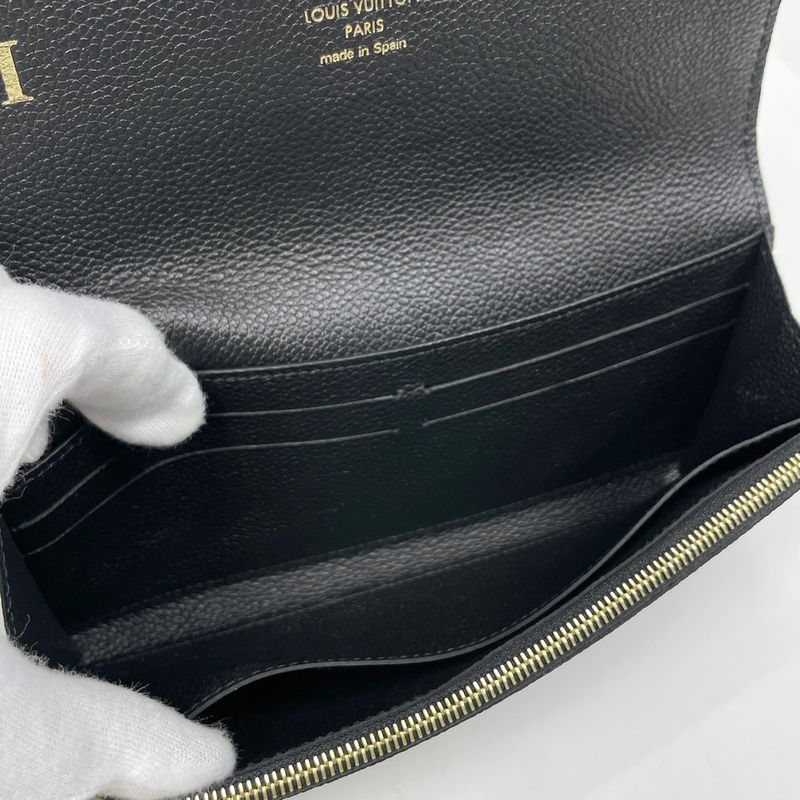 Louis Vuitton Portefeuille Emilie Bicolor Giant Long Wallet Monogram Empreinte