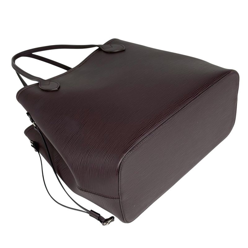 Louis Vuitton Neverfull MM Handbag Tote Bag Epi Ketchu (dark Brown) M40955 Women