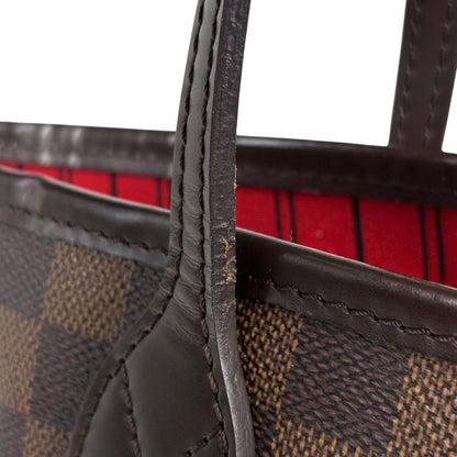 Louis Vuitton Neverfull PM Handbag Shopping Tote Bag Damier Brown N51109 Women