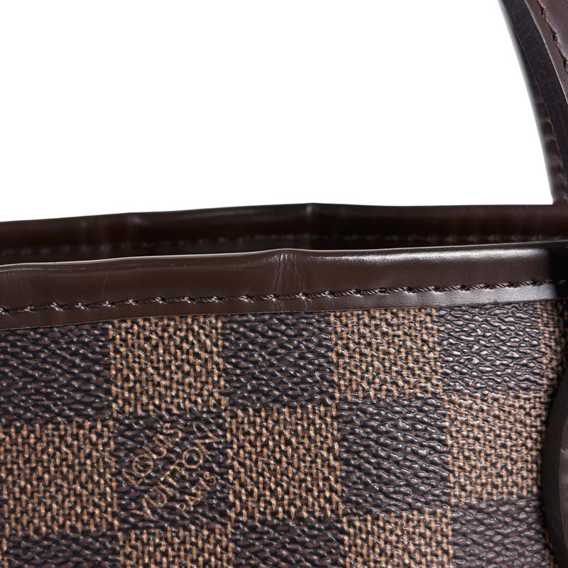 Louis Vuitton Neverfull PM Handbag Shopping Tote Bag Damier Brown N51109 Women