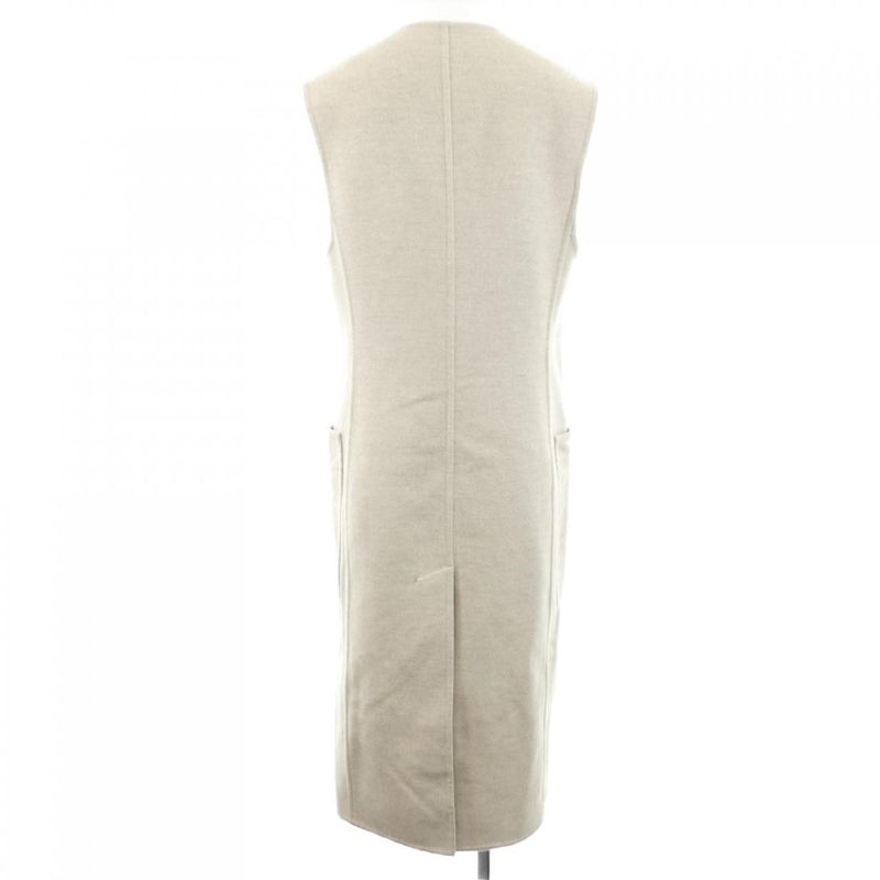 Hermes Double Face Long Gilet 3e0223dz Long Vest