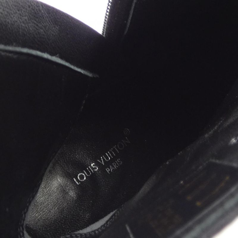 Louis Vuitton Monogram Pattern Debossed Boots