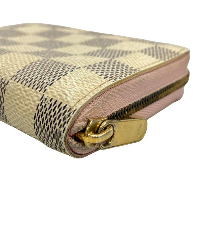 Louis Vuitton Coin Case Damier Azure Zippy Coin Purse N63069 Ladies Louis