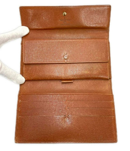 Louis Vuitton Trifold Long Wallet Monogram Porte Trésor International M61215