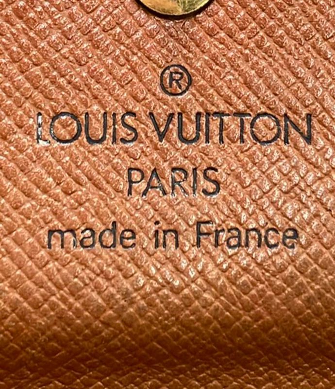 Louis Vuitton Trifold Long Wallet Monogram Porte Trésor International M61215