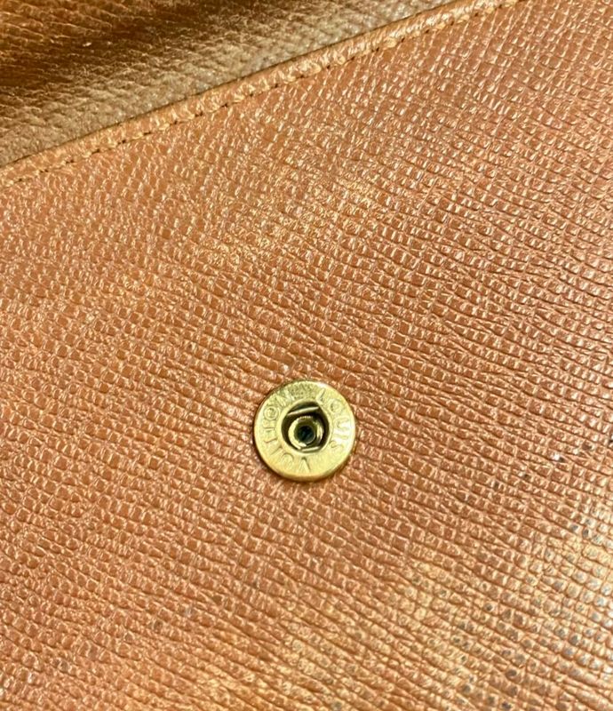 Louis Vuitton Trifold Long Wallet Monogram Porte Trésor International M61215