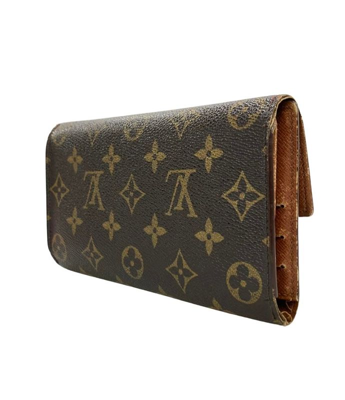 Louis Vuitton Trifold Long Wallet Monogram Porte Trésor International M61215