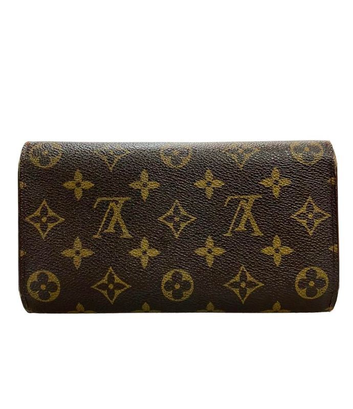 Louis Vuitton Trifold Long Wallet Monogram Porte Trésor International M61215