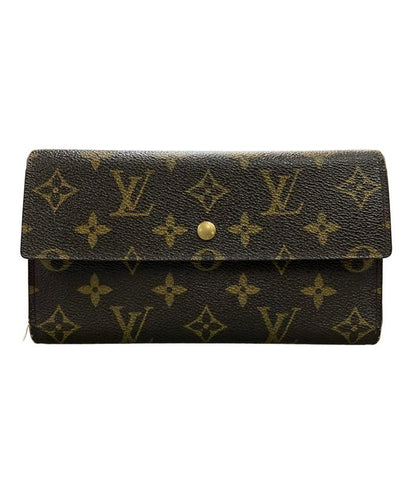 Louis Vuitton Trifold Long Wallet Monogram Porte Trésor International M61215