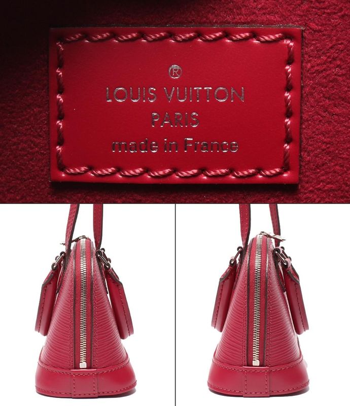 Louis Vuitton 2way Shoulder Bag Handbag Crossbody Nano Alma Epi M50631 Louis