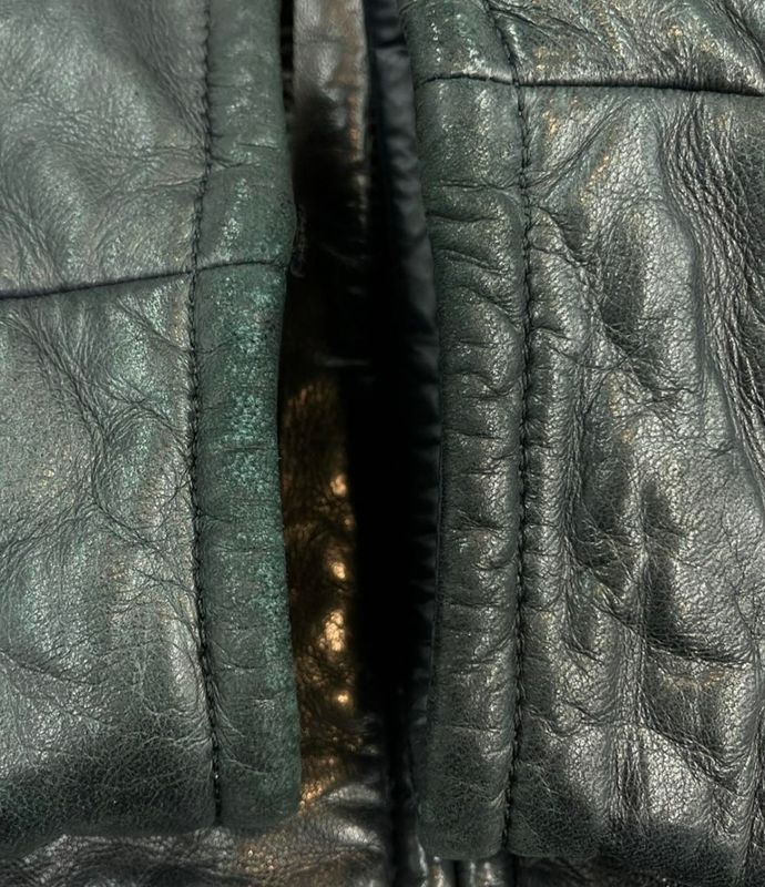 Prada Leather Jacket Quilted Men's SIZE 50 (XL) Prada