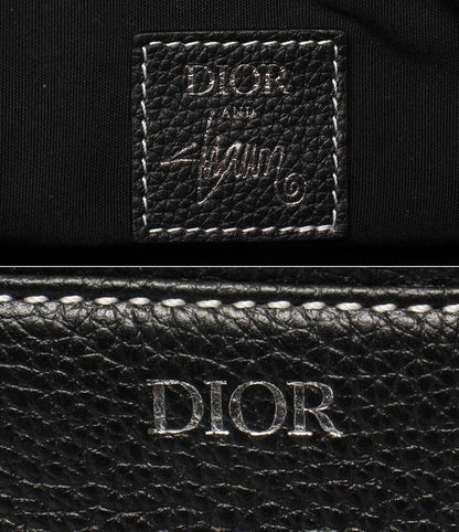 Dior Stussy Body Bag Shoulder Bag Bee Saddle Bag Men's Dior Stussy