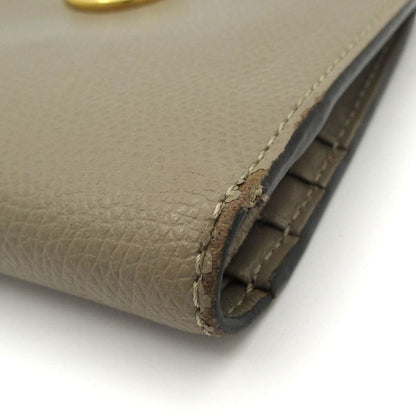 Fendi Bifold Wallet Fendi F's Fendi 8m0387 Beige Leather