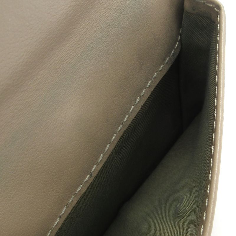 Fendi Bifold Wallet Fendi F's Fendi 8m0387 Beige Leather