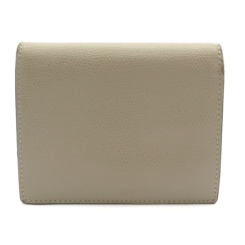 Fendi Bifold Wallet Fendi F's Fendi 8m0387 Beige Leather