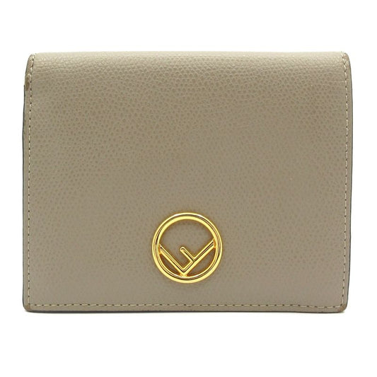 Fendi Bifold Wallet Fendi F's Fendi 8m0387 Beige Leather