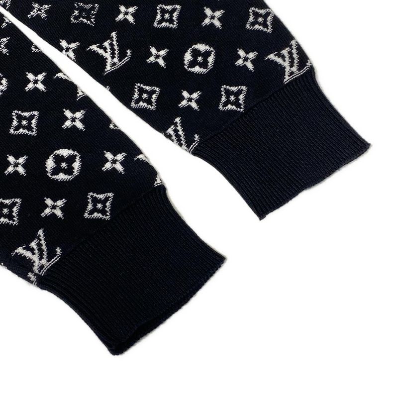 Louis Vuitton Long-sleeved Sweater Like Size S Gradient Monogram Knit Rm211q