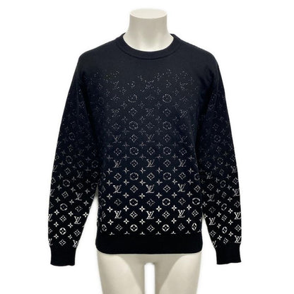 Louis Vuitton Long-sleeved Sweater Like Size S Gradient Monogram Knit Rm211q