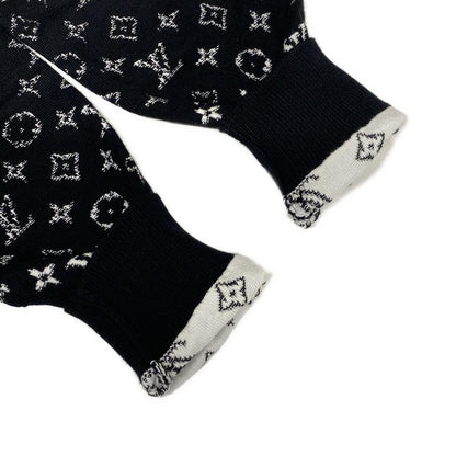 Louis Vuitton Long-sleeved Sweater Like Size S Gradient Monogram Knit Rm211q